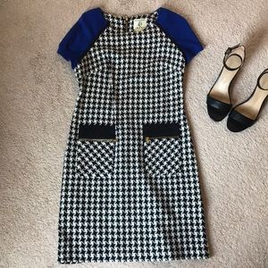 Mod houndstooth dress. Size 4